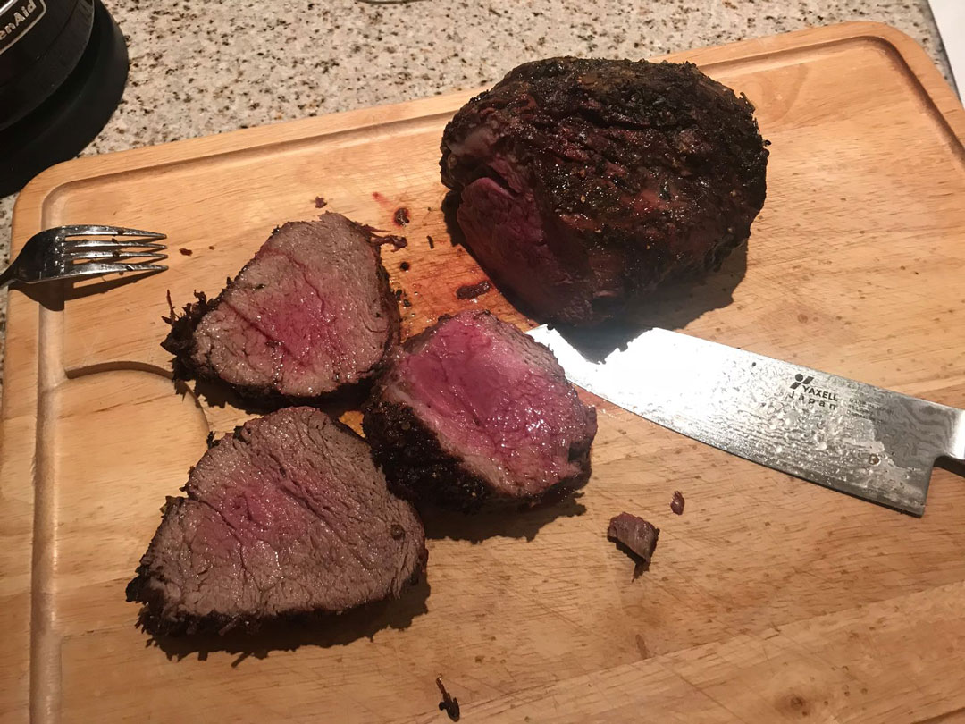 Steak aufgeschnitten